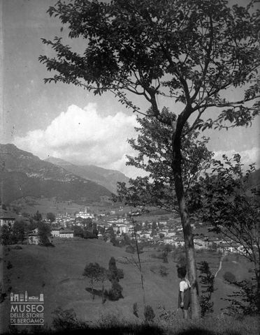 Panorama con bambino