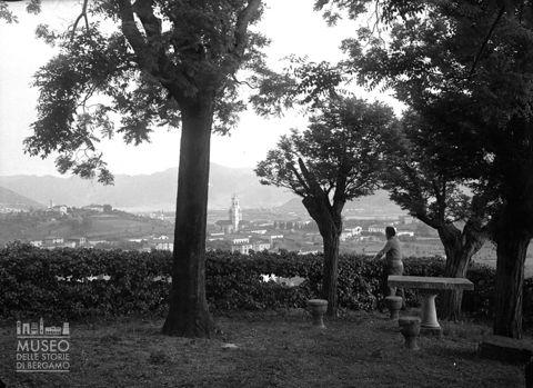 Trescore, veduta da un poggiolo