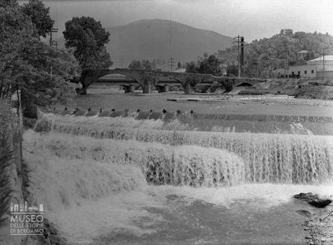 Albino, fiume Serio e ponti