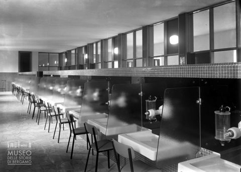 Terme di Trescore, veduta della stanza per aerosol