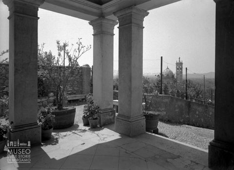 Veduta da porticato