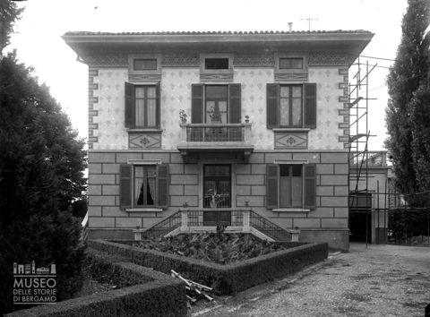 Facciata di una villa