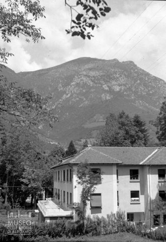 Villa d'Ogna: casa nel bosco, dettaglio