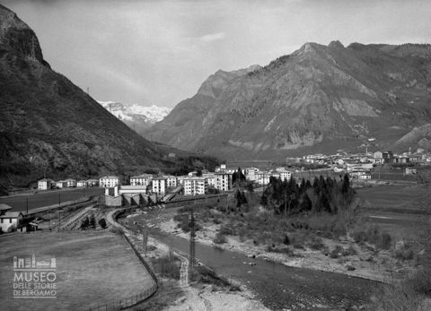 Fiume Serio e panorama